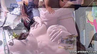 sexy blonde milf kylie kingston and natalie knight caught for 3some