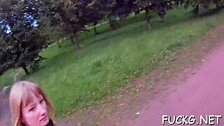 Legal teen gets picked up and nailed hard!