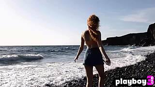 Perfect teen model teases in clothes