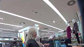 So this gorgeous Czech teen gets seduced in the supermarket, clothes ripped, and gets poked in POV style