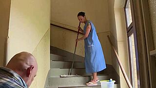 Man, I Fucked Die Putzfrau Hard in Waschkeller, HD Deutsch!