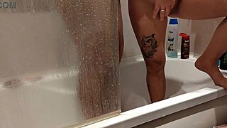 shower time got steamy with mutual masturbation vibes 💦