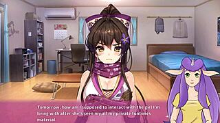 in ninnin days part 4, the sexy ninja maid serves her master in the game