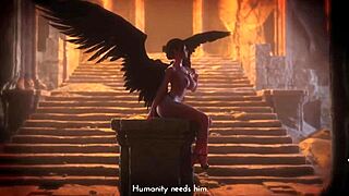 Hentai game with threesomes, blowjobs, and creamy finishes