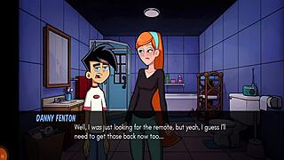 Amity Park group dancing leads to creampie foursome