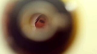 seeing this glam european chick get covered in cum feels insanely hot