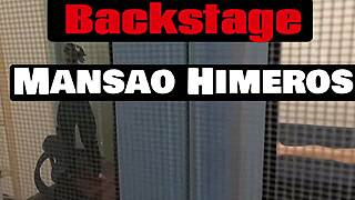 Backstage At Mansão Himeros: Cuckold Delivers Girlfriend!