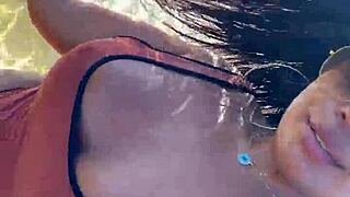 Amateur Babe Shows Tan Mark in VIP Cameltoe Tease