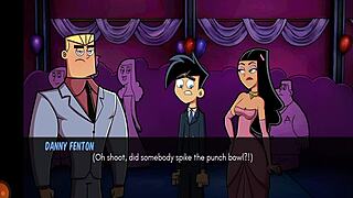 Amity Park group dancing leads to creampie foursome