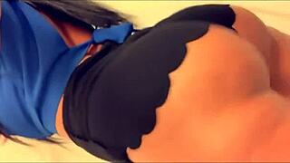 Homemade twerking with fat ebony teen 18+ showing pussy and ass during fucking