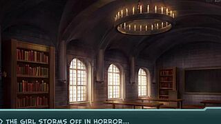 Akaburs star channel delivers Hogwarts-themed blowjob with cumshot and facial on blonde and brunette anime characters