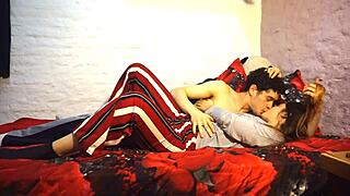 Real homemade passion with my boyfriend in bed