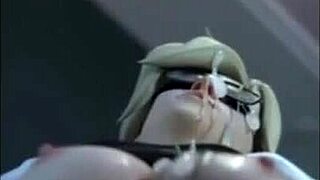 Overwatch heroes unleash massive cocks in intense cumshot compilation