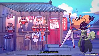 Conversational-Emoji Dou getting pounded hard in furry cartoon action! 🐾