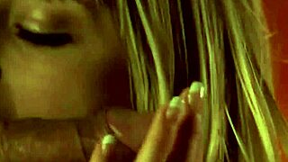 Blowjob magic with stunning blonde lover 😍