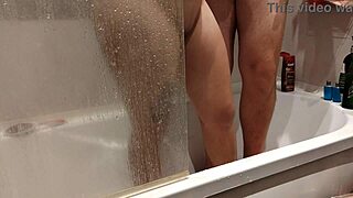 shower time got steamy with mutual masturbation vibes 💦