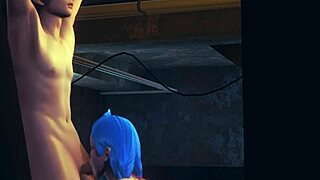 Jinx's wild ride in League of Legends hentai 3D