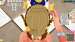 Artoria Pendragon gets POV monster fucking in 3D hentai fantasy.