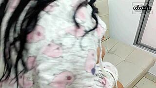 Yo, Abby's hot hermanastra massages got me all worked up with her skills!