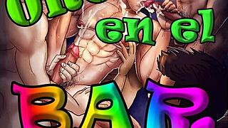 hear that orgasm in the bar with huge cock assfucking?