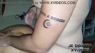 The cuckold recorded me pounding his young latina girlfriend's tight pussy