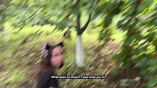 Catgirl Steals Cherries from Garden Before Tasting My Dick