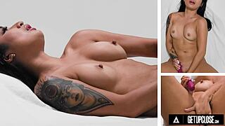 Avery Black's Intense Solo Orgasm Scene