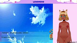 VTUBER LEWDNEKO PLAYS GO GO NIPPON AND MASTURBATES PART 4