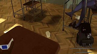 Raven seduces in classroom after class 😏