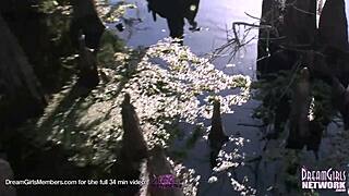 Petite College Girl Strips Naked In Public Park