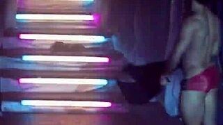 I watch this handsome brazilian stripper rip his clothes off in a hot striptease, oh man