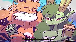 Conversational-Emoji Dou getting pounded hard in furry cartoon action! 🐾