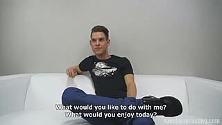 Roman 4248 Stars in Raw Czech Gay Casting Session
