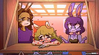 Conversational-Emoji Dou getting pounded hard in furry cartoon action! 🐾