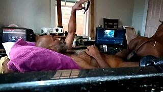 Real homemade ebony threesome in Texas with big pussy lovers