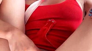 petite babe leashed up and ass-fucked till cum fills her tight hole! 😈