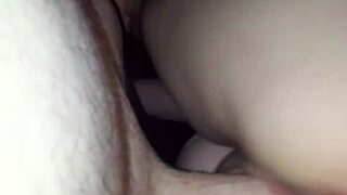 i'm lovin watchin kris takin my big cock, her shaved pussy close-up.