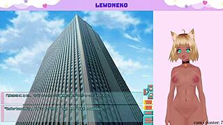 VTUBER LEWDNEKO PLAYS GO GO NIPPON AND MASTURBATES PART 4