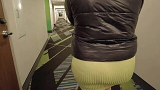 Just Trolling Around Hotel, Getting Naughty With Deepthroat. Almost Got Caught Outside!