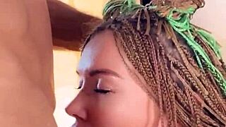 petite babe leashed up and ass-fucked till cum fills her tight hole! 😈