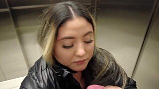 Just Trolling Around Hotel, Getting Naughty With Deepthroat. Almost Got Caught Outside!