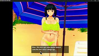 perfect beach day fuck with mya 😍🌊