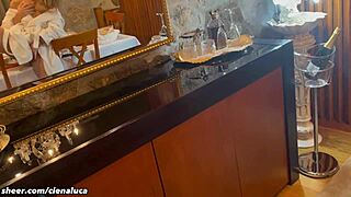 How did my stepbrother and I sneak a rough fuck before dinner?