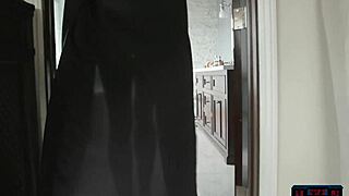 Ana Foxxx strips in the bath