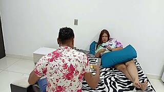 Testing my stepbrother to see if he's gay or not!