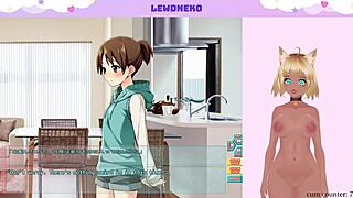 VTUBER LEWDNEKO PLAYS GO GO NIPPON AND MASTURBATES PART 4