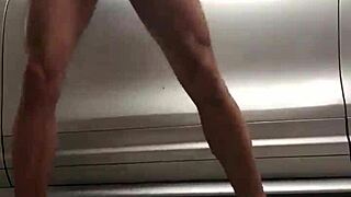 The gym action in the garage