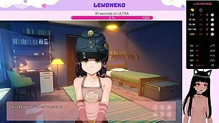 Vtuber Lewdneko Plays Order Us with Naked Anime Action, Damn!