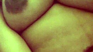 rea performing masked masturbation with dildo in pussy and sucking on it