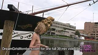 i'm a stunning natural blonde flashing my tits in tampa